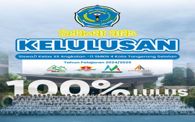 PENGUMUMAN KELULUSAN SISWA SMKN 4 TANGSEL